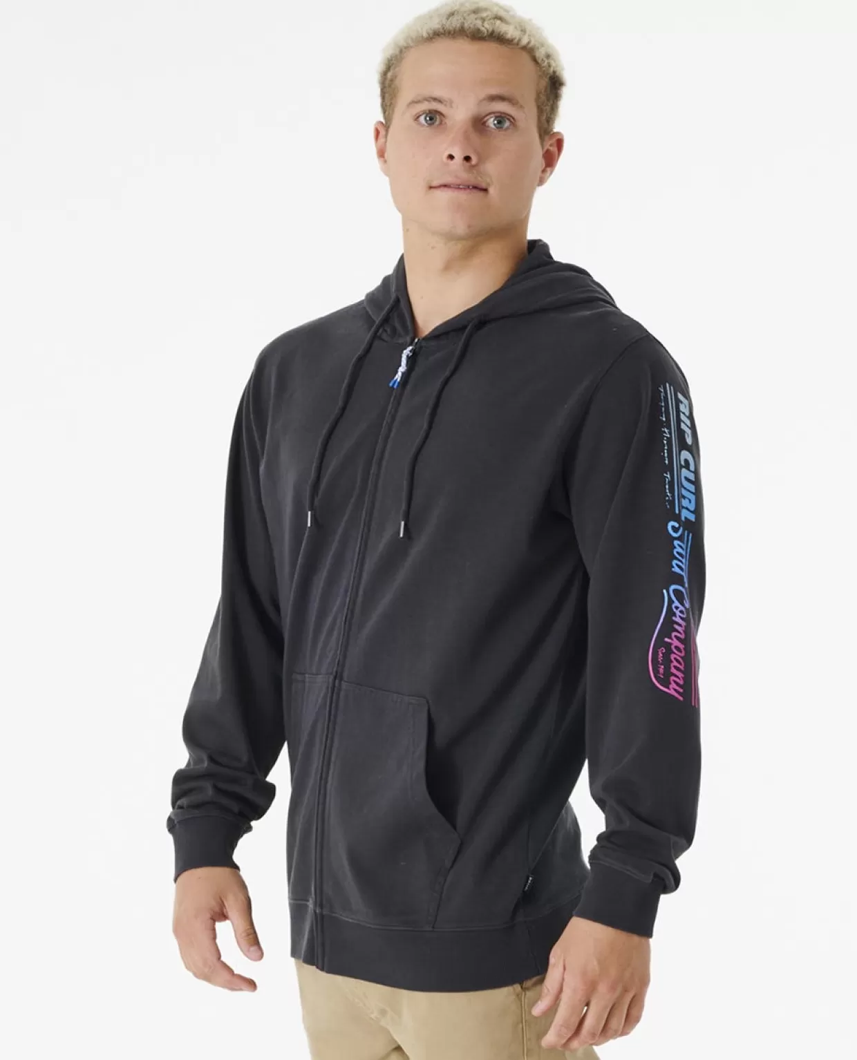 Sale Surf Revival Zip Thru Hooded Fleece Hoodies & Jumpers