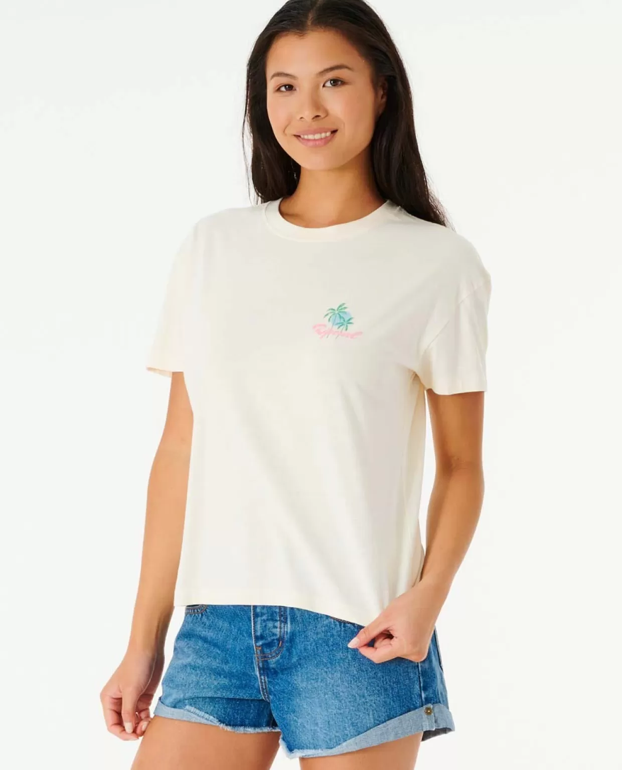 New The Tropics Relaxed Tee Women Tees & Tanks