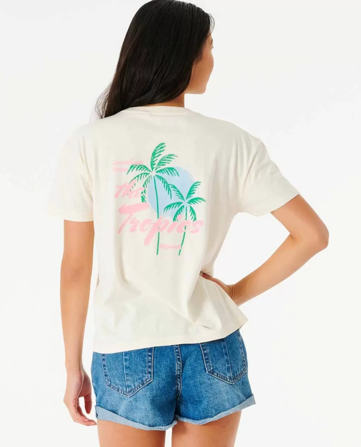 New The Tropics Relaxed Tee Women Tees & Tanks