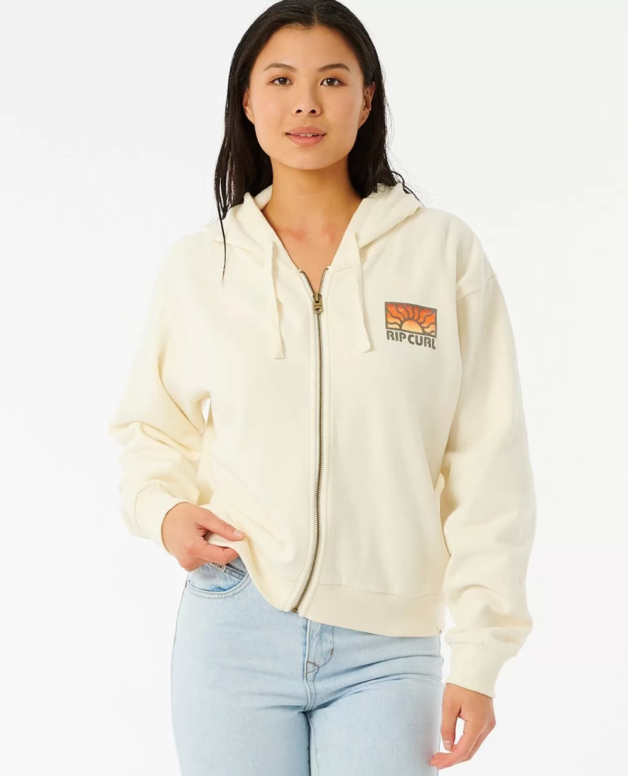 Cheap Trippin Zip Through Fleece Women Hoodies & Jumpers