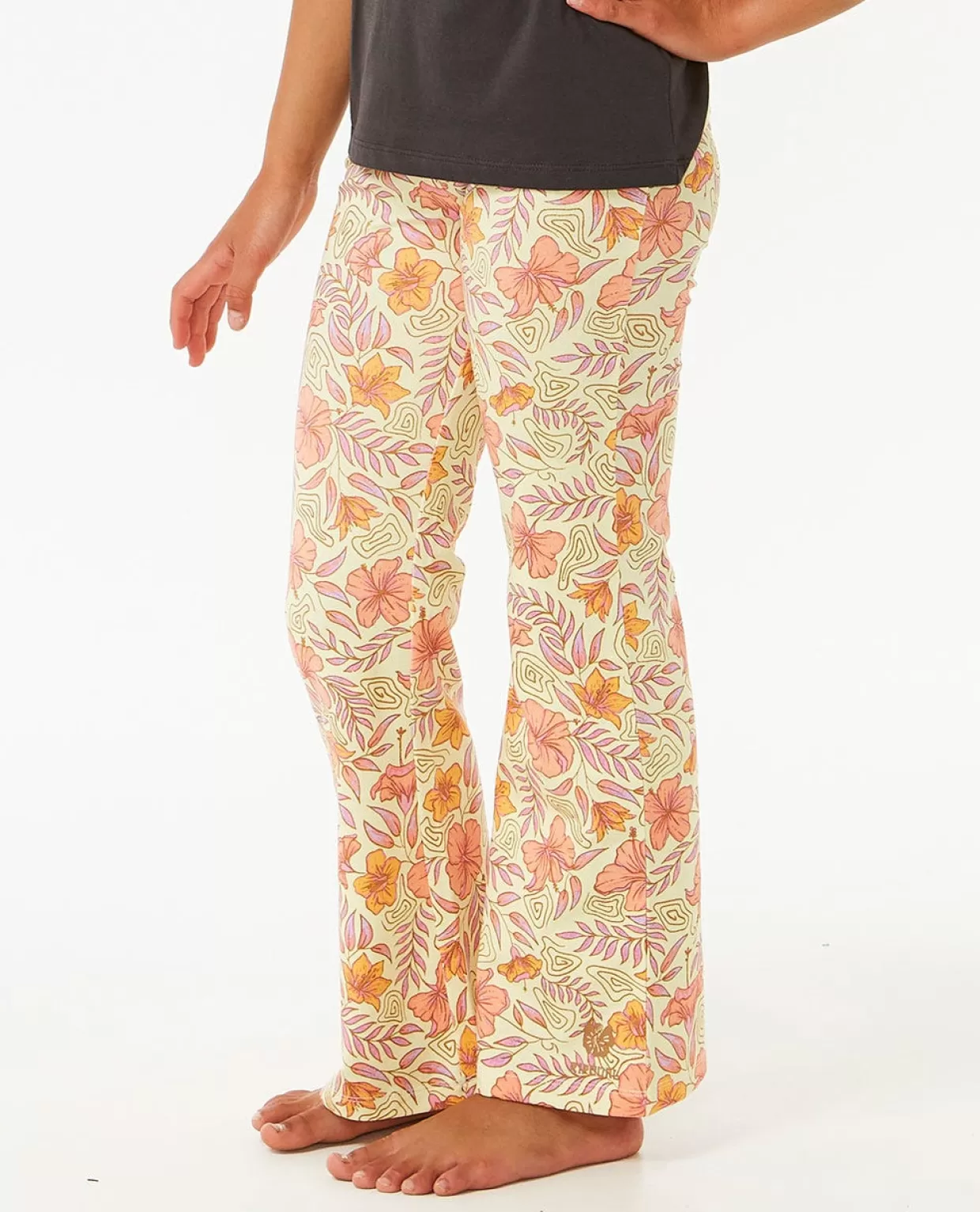 Sale Tropic Floral Bell Pant Girl Kids Pants