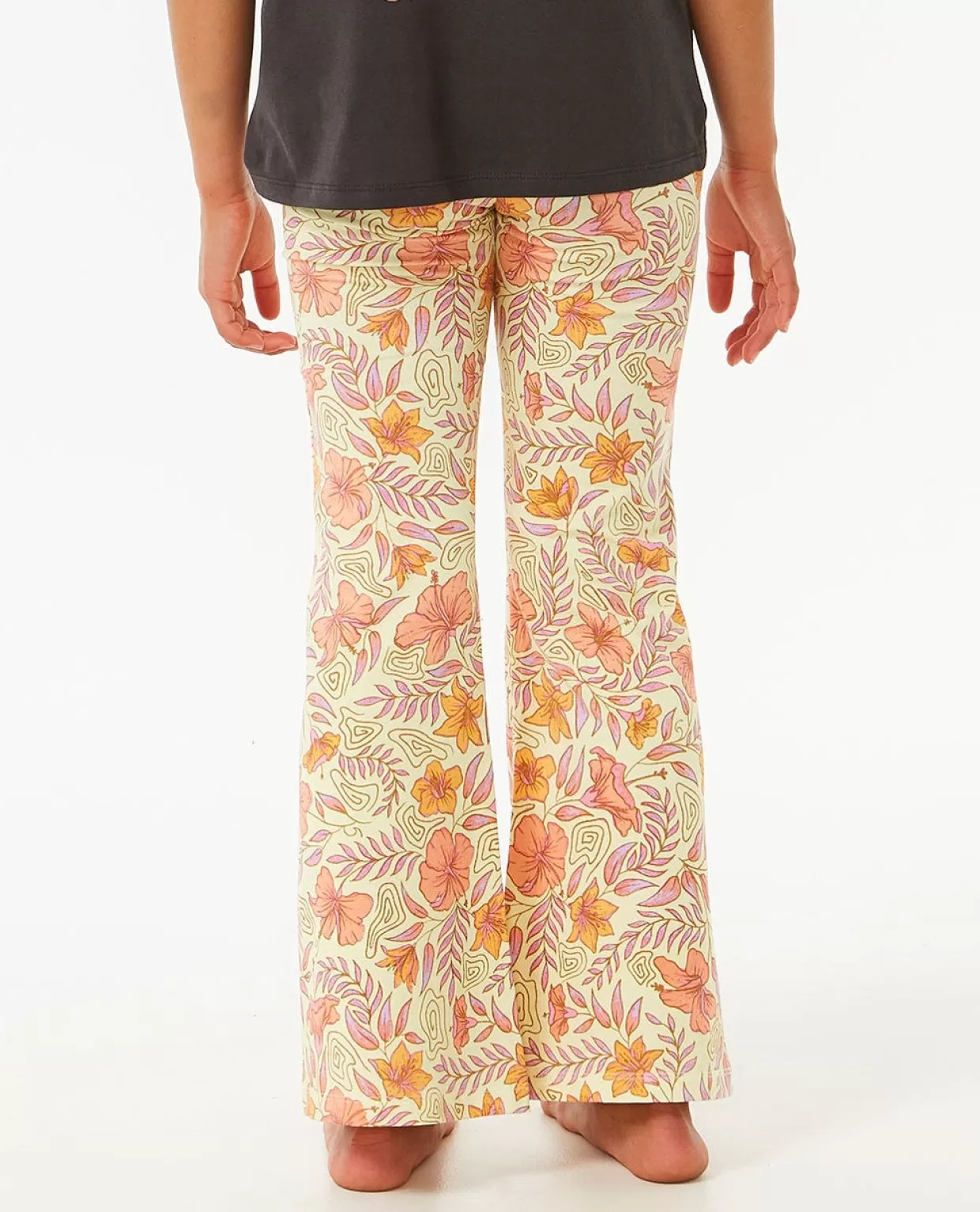 Sale Tropic Floral Bell Pant Girl Kids Pants