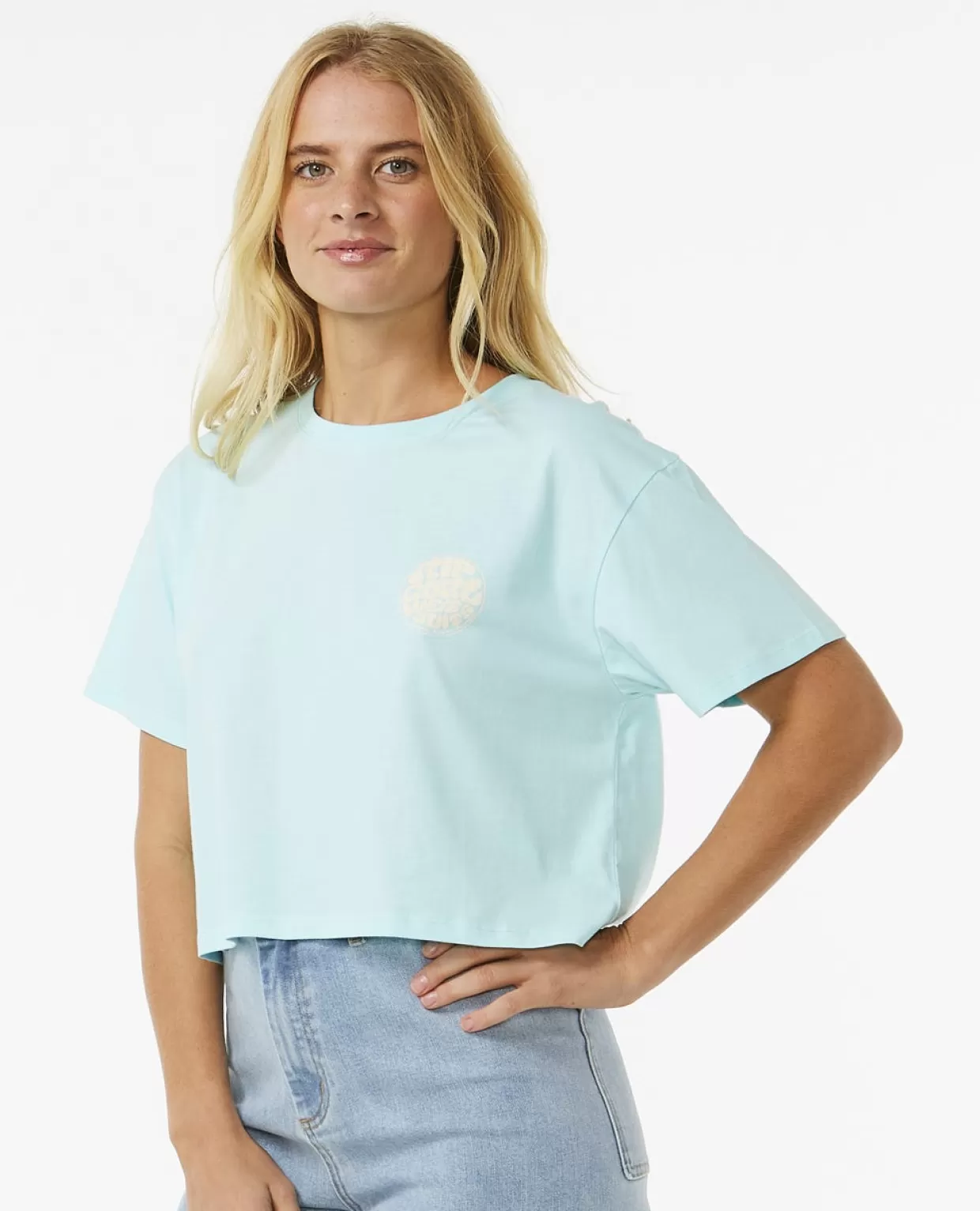 Outlet Wettie Icon Crop Short Sleeve Tee Women Tees & Tanks