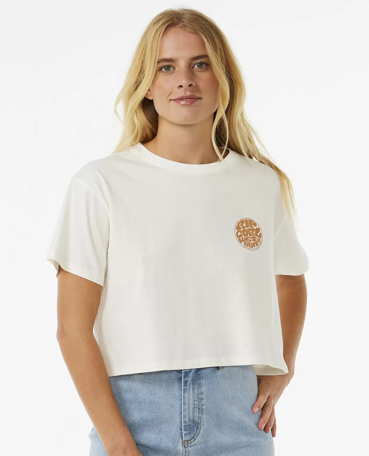 Outlet Wettie Icon Crop Short Sleeve Tee Women Tees & Tanks