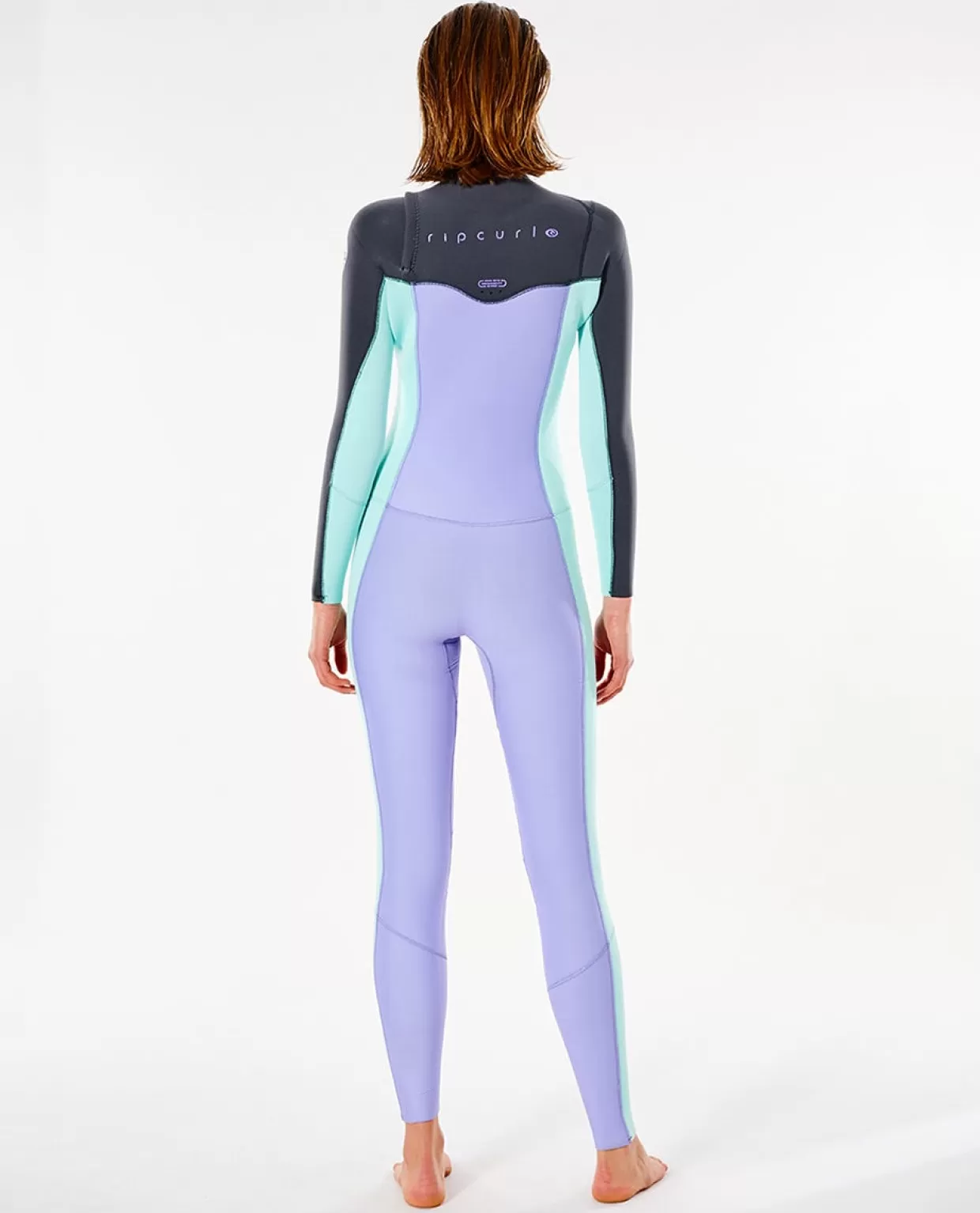 Fashion Women Dawn Patrol 4/3 Chest Zip Wetsuit Women Steamers